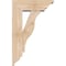 Ekena Millwork Funston Traditional Smooth Bracket w/ Offset Brace, Douglas Fir, 5 1/2"W x 14"D x 22"H BKT0604X14X22FST01SDF - alternate 3